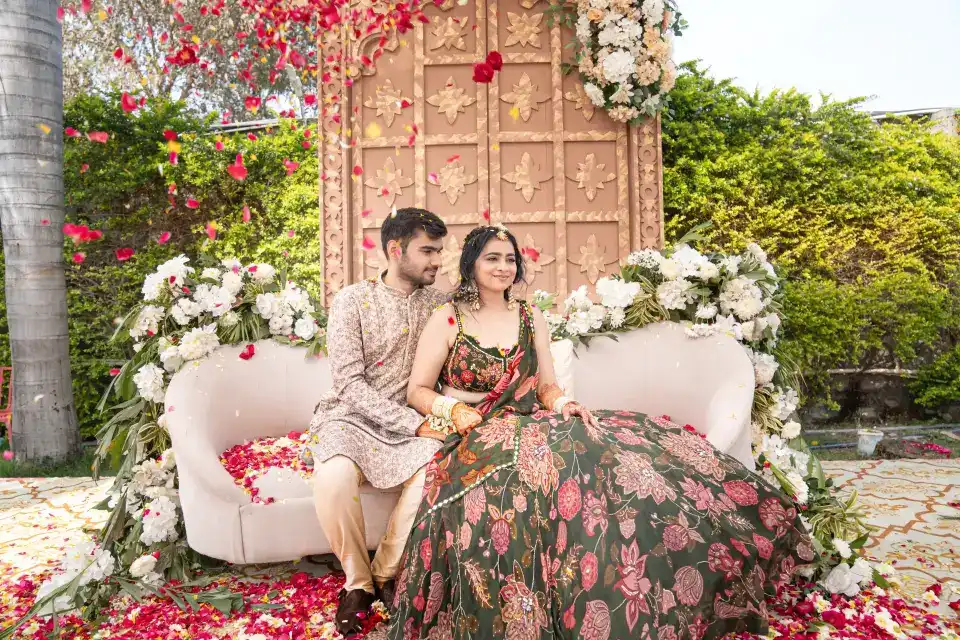 Beautiful mehndi ceremony