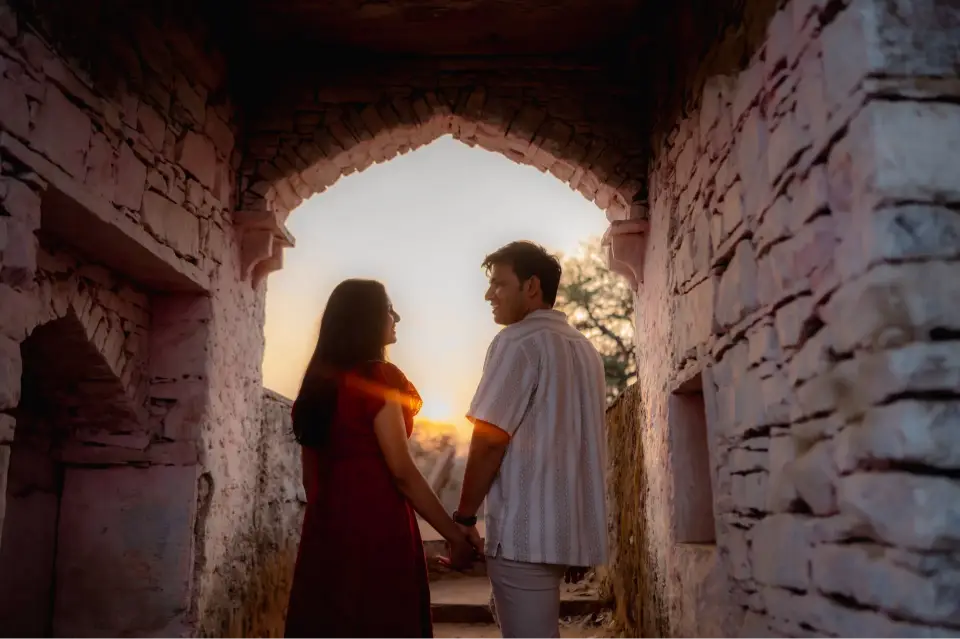 Pre-wedding couple