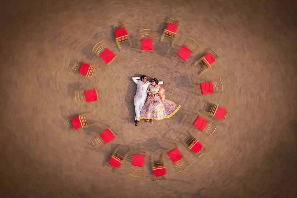 Pre wedding photoshoot Rajasthan desert